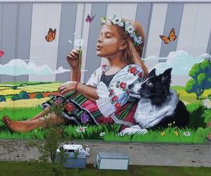 W Łowiczu powstał największy mural w Polsce! Wyprzedził łódzkiego Wiedźmina