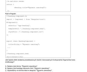 Egzamin zawodowy informatyk - przykładowe zadania. Nazwa kwalifikacji: Projektowanie, programowanie i testowanie aplikacji