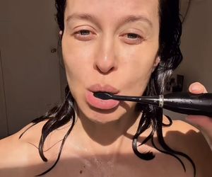 Malwina Wędzikowska w ręczniku i... bez