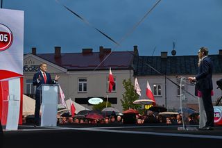 Debata Telewizji Republika w Końskich przed II turą wyborów prezydenckich
