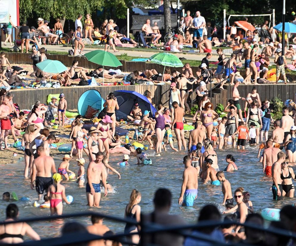 Upały i setki ludzi nad wodą