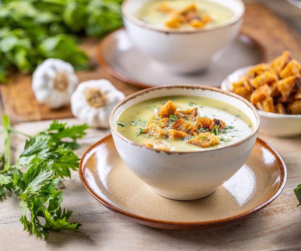 zupa czosnkowa z mascarpone