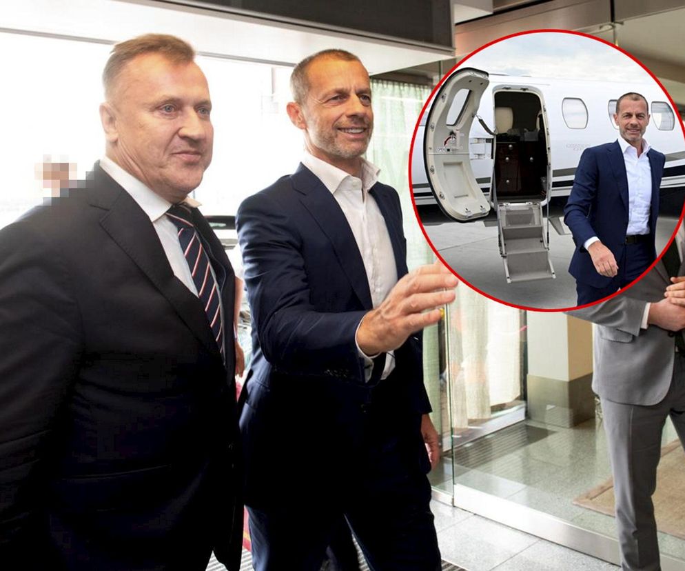 Prezes PZPN powitał prezydenta UEFA. Mamy zdjęcia [GALERIA]