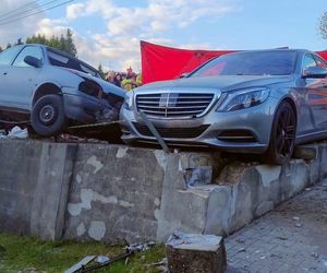 Wypadek na ul. Jastrzębskiej w Wodzisławiu Śląskim