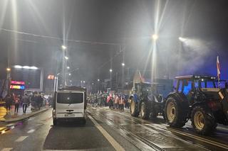 Protest rolników w Olsztynie 21 lutego. Co dzieje się w centrum?