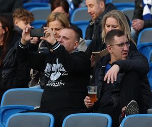 Kibice na Stadionie Śląskim podczas Wielkich Derbów Śląska (16.03.2024)