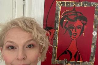 Dominika Ostałowska (Marta w M jak miłość) w Muzeum Cypriana Norwida w Dębinkach