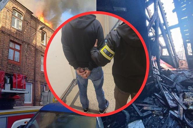 Pożar kamienicy w Siemianowicach Śląskich to sprawka podpalacza