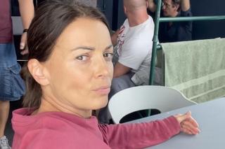Instagram. Kasia (Katarzyna Glinka) na planie w więzieniu