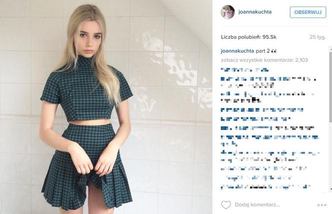 Joanna Kuchta najpopularniejsza Polka na Instagramie