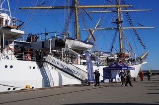 Rekord w Gdyni statek z sercem