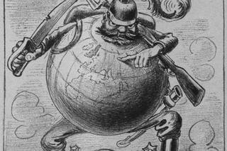 Karykatura na Wielką Wojnę. Jak Austriacy i Niemcy złowili rybę rosyjską Polskę [GALERIA]