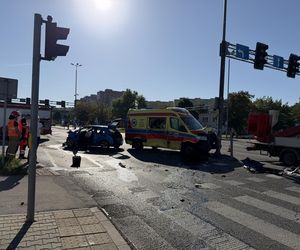 Radom. Wypadek karetki