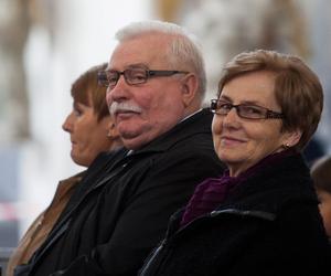 Lech Wałęsa z żoną Danutą, 2013r.