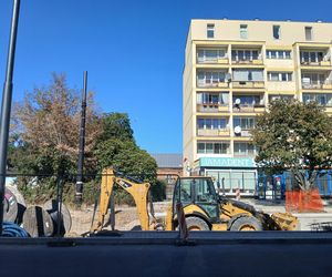 Budowa tramwaju na ul. Rakowieckiej w Warszawie