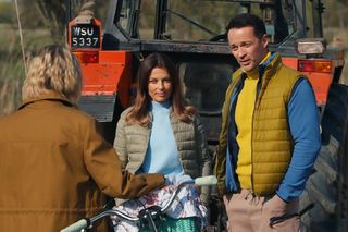 Barwy szczęścia odc. 3238. Mariusz (Rafał Cieszyński), Janka (Oliwia Drożdżyk), Kasia (Katarzyna Glinka)