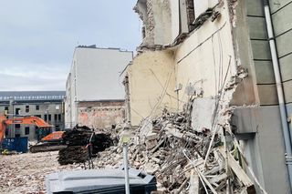 Ceną za luksusowe hotele będzie 3 000 m3 gruzu. Wnętrza 11 historycznych kamienic podbudują drogi