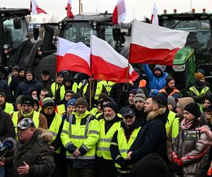 Protest rolników w Medyce