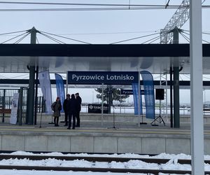 Otwarcie nowej linii kolejowej do lotniska w Pyrzowicach
