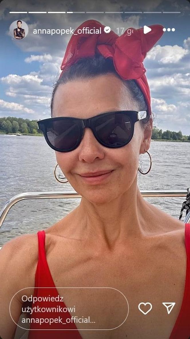 Gorące nagranie Anny Popek! Bikini, słońce i wodna przygoda