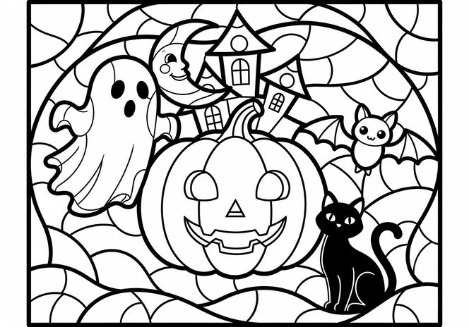 kolorowanka na halloween
