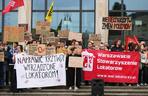 Protest przeciwko programowi Mieszkanie na Start w Warszawie