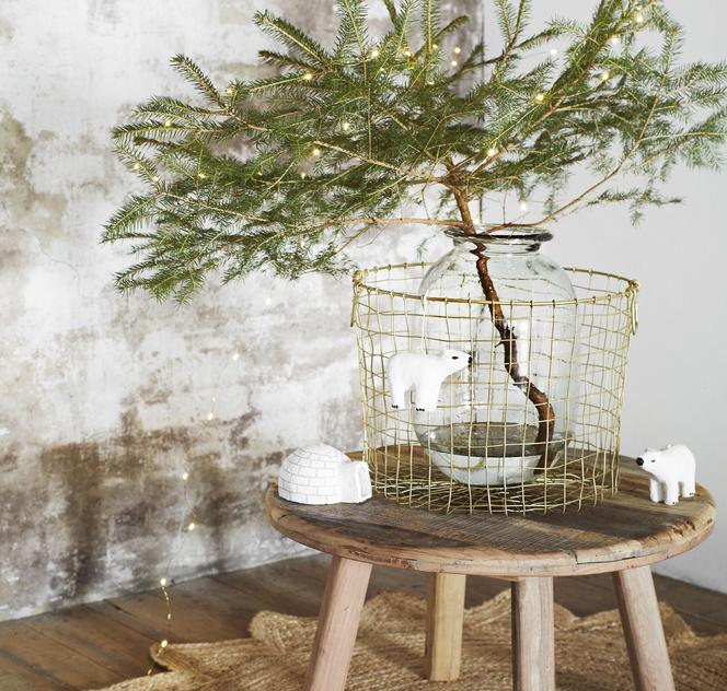 Święta w stylu boho: choinka w stylu boho