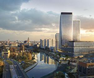 To będzie drugi najwyższy wieżowiec we Wrocławiu. Zobacz wizualizacje 
