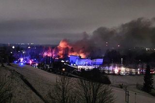 Katastrofa lotnicza w Wilnie. Samolot spadł na budynek mieszkalny, który stanął w ogniu. Są zabici