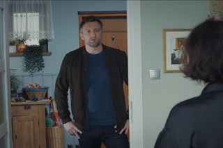 M jak miłość odc. 1813. Bartek (Arkadiusz Smoleński), Marysia (Małgorzata Pieńkowska)