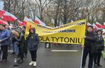 Protest plantatorów tytoniu w Warszawie (3.11.2025)