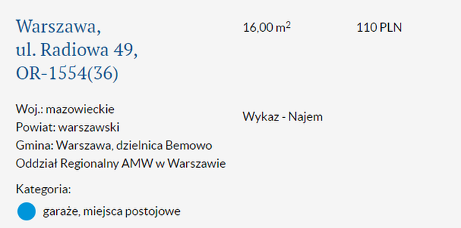 Oferta Agencji Mienia Wojskowego