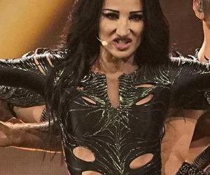 Justyna Steczkowska -  miny Justyny Steczkowskiej na Eurowizji