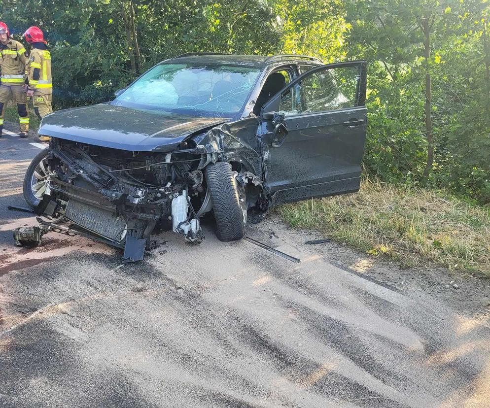 Wypadek z udziałem trzech aut pod Poznaniem