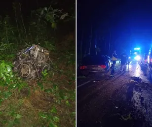 Wypadła z audi razem z silnikiem. Makabryczna śmierć 25-latki w Świętokrzyskiem