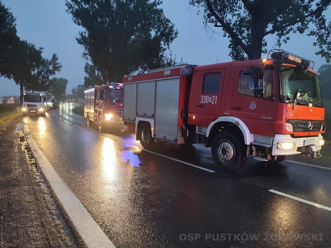 Groźny wypadek na drodze krajowej nr 8 pod Wrocławiem