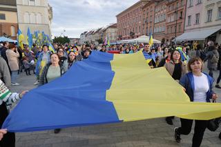 Ogromna manifestacja wdzięczności Ukraińców. „Przyjaciele, dziękujemy”