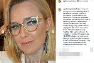 Agata Młynarska zabalowała z brokatem. 