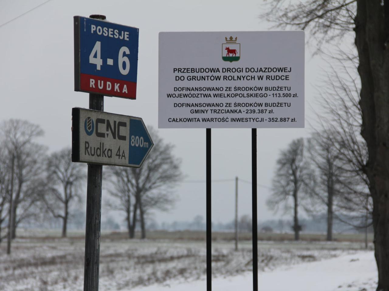 Mieszkańcy Rudki w gminie Trzcianka wzbogacili się o nową drogę