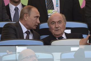 Władimir Putin na meczu Argentyna - Niemcy