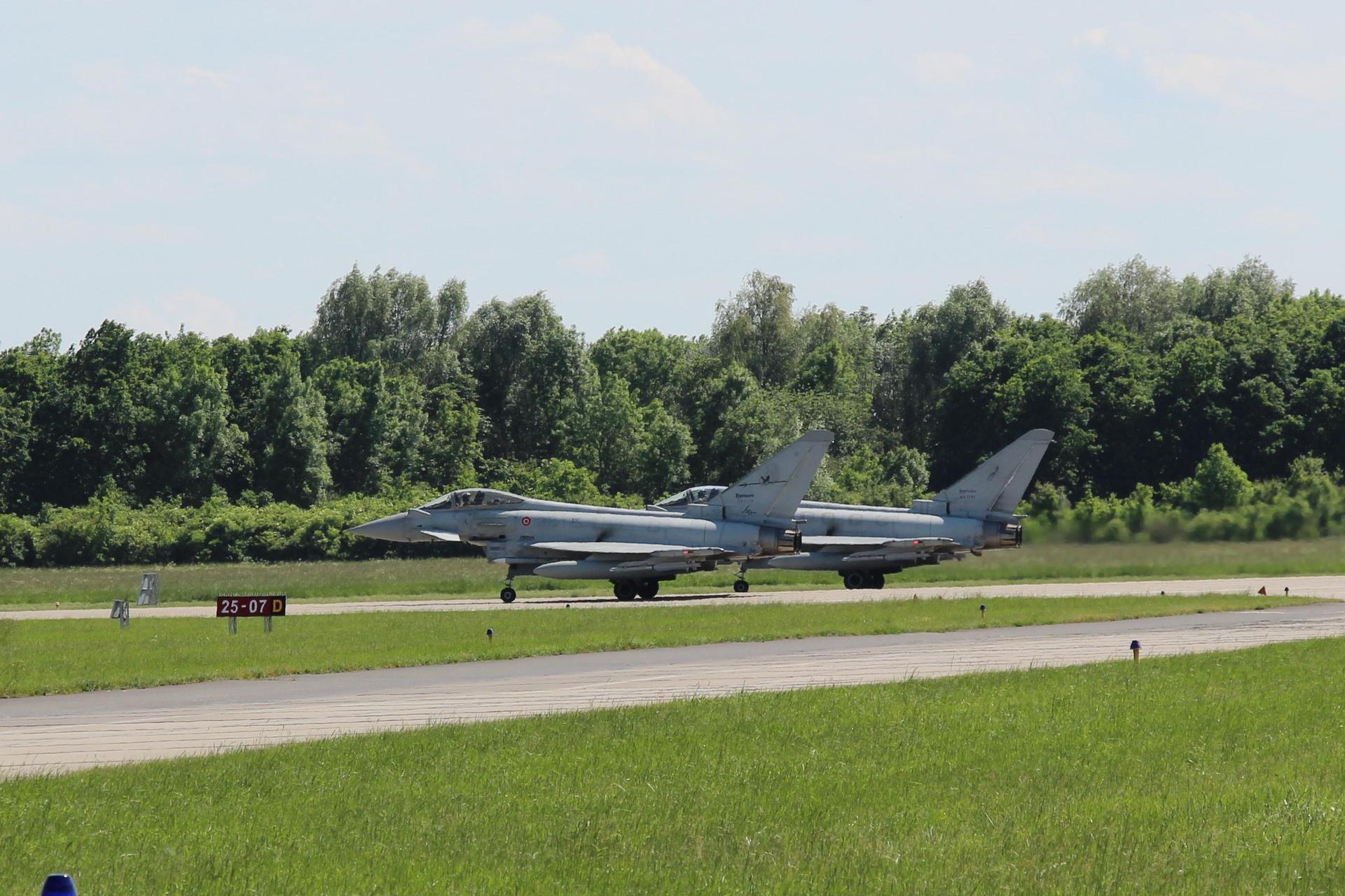 Włoski Eurofighter Typhoon w 22 BLT