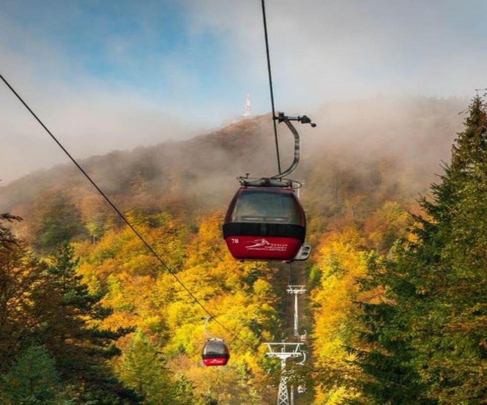 Na szczyt Jaworzyny Krynickiej tylko na nogach.  Gondola przechodzi przegląd techniczny