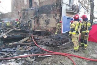 Pożar komórek przy ul. Rzgowskiej w Łodzi. Nie żyją dwie osoby