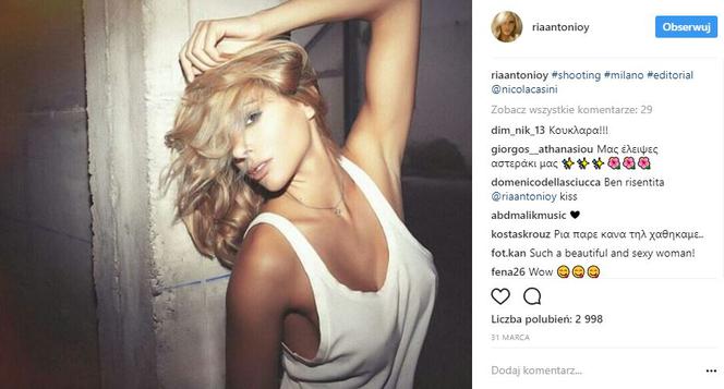 Ria Antoniou, była dziewczyna Cristiano Ronaldo