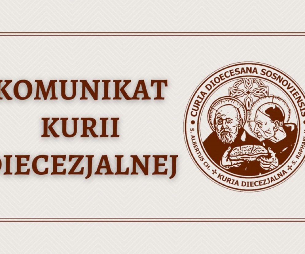 Komunikat diecezji sosnowieckiej