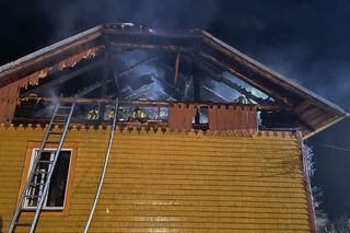 Pożar domu w Brzozowie. Nie żyją dwie osoby