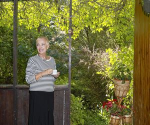 Ewa Telega pokazała ukochane miejsce. Aktorka uwielbia swój ogród