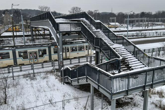 kładka SKM Gdańsk Stocznia