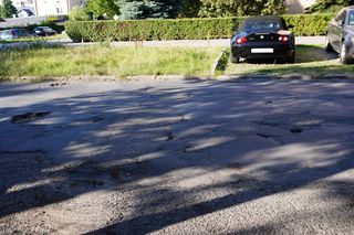 Ul. Pogodna w Lublinie przed remontem