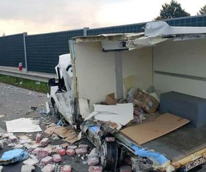 Tragiczny wypadek na S5 pod Bydgoszczą. Auto stanęło w płomieniach